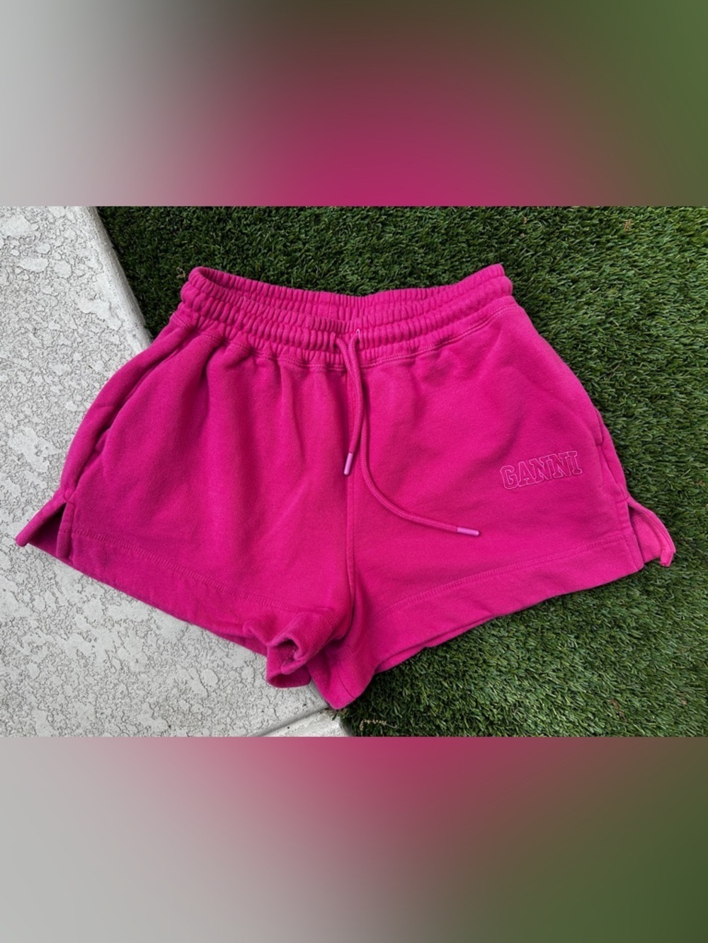 Ganni software shorts